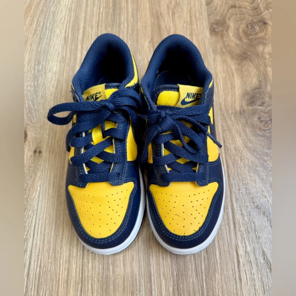 Nike Dunk Low (TDE) "Michigan" Size 13.5C CW1588-700 LNC - Picture 4 of 7